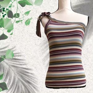 Shoulder tie tank top